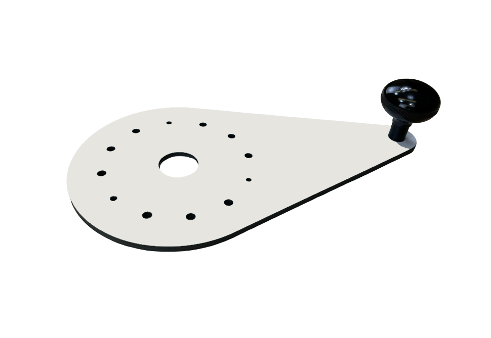 Offset Full Size Router Baseplate for Guide Bushing