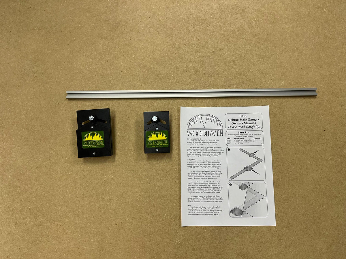 8715 Deluxe Stair Gauge Kit | Precision Stair Stringer Layout Tool