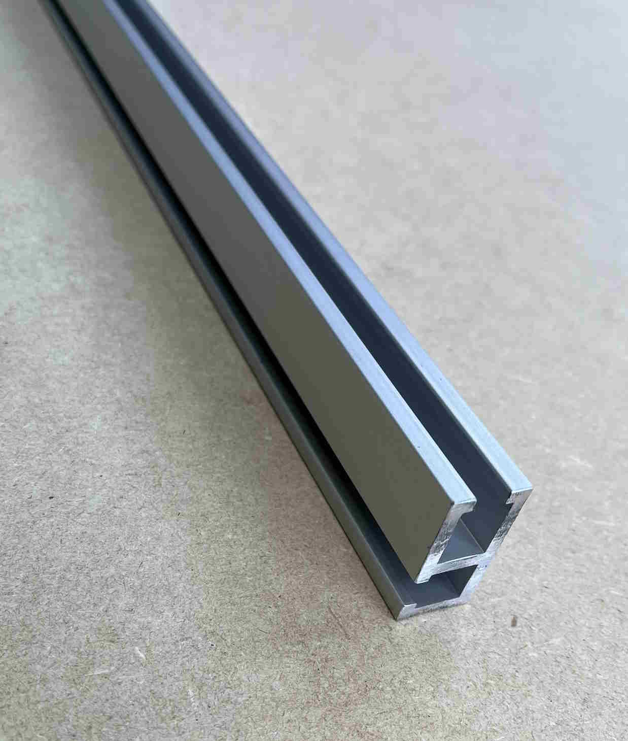 Aluminum double track