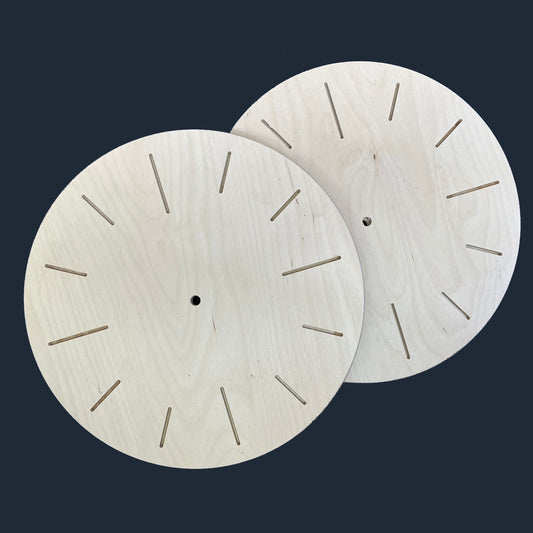 12" Round Clock Baltic Birch Blanks