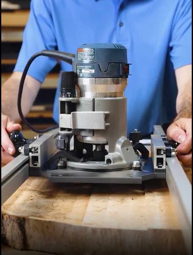 Compact Router Planing Sled - Select Maximum Working Width