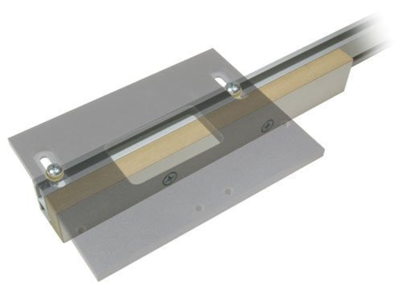 Woodhaven 8510 hardware kit for mounting three door hinge jigs to a double track