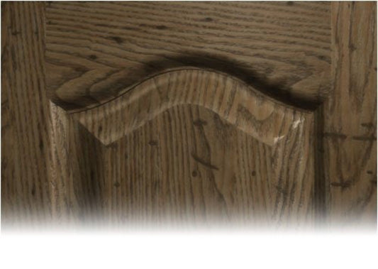 cabinet door with cathedral arch