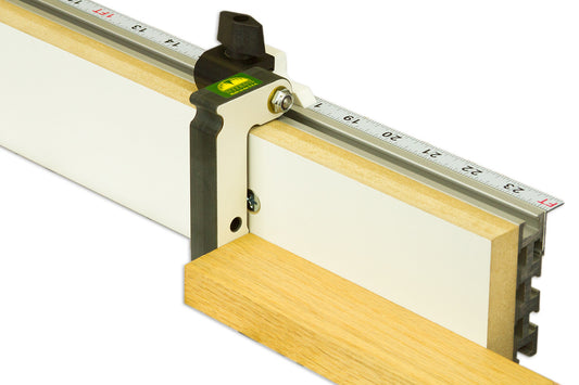 Woodhaven flip stop with optional ruler bar