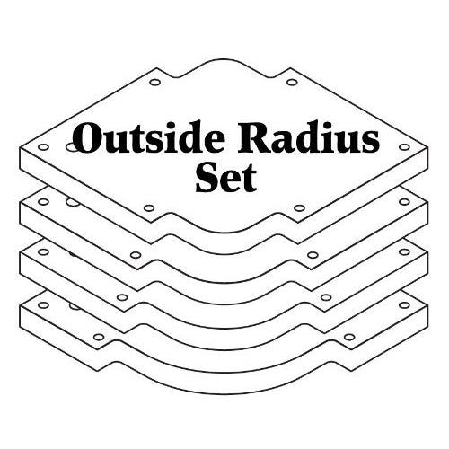 3650 Outside Corner Radius Template Set