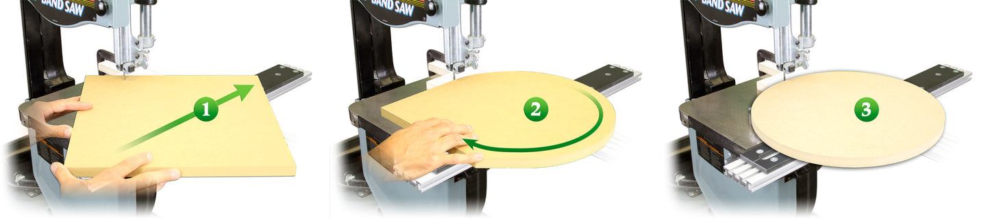 Band Saw Circle Jig - Select Circle Size