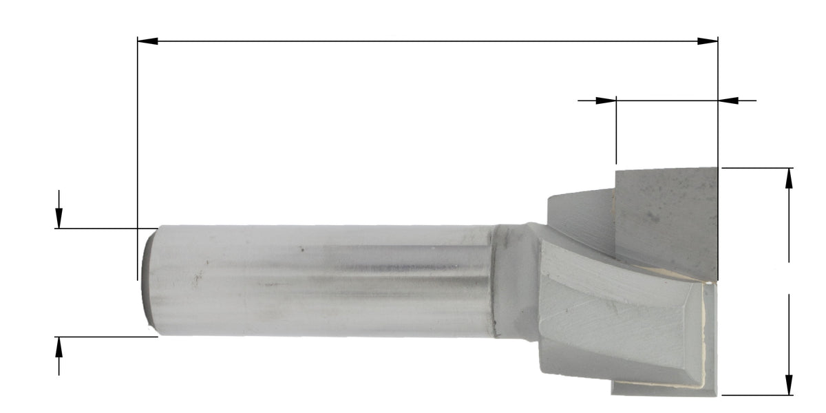 Planing Bit For Router 13600 Upshear Router Planing Bit - 1-1/2