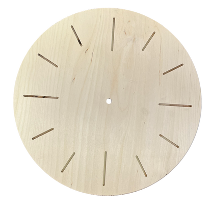 12" Round Clock Baltic Birch Blanks