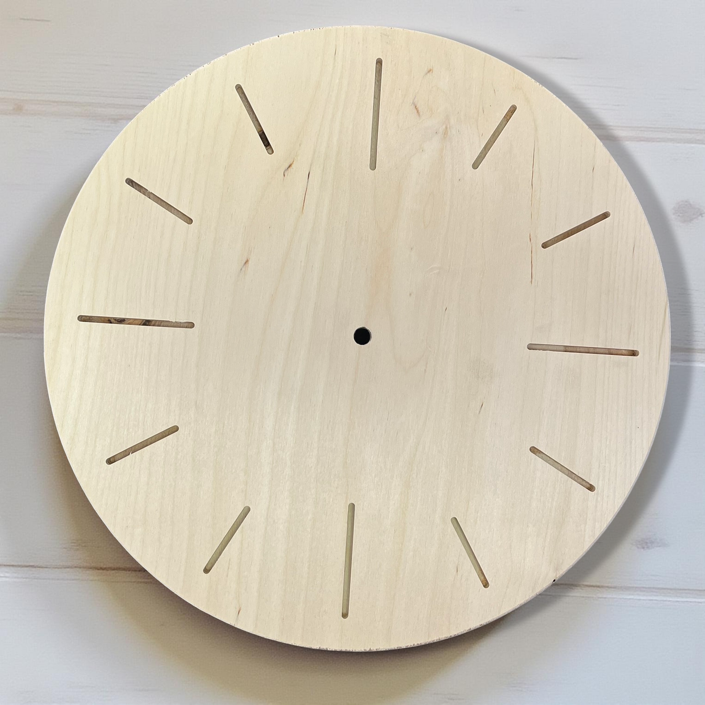 12" Round Clock Baltic Birch Blanks