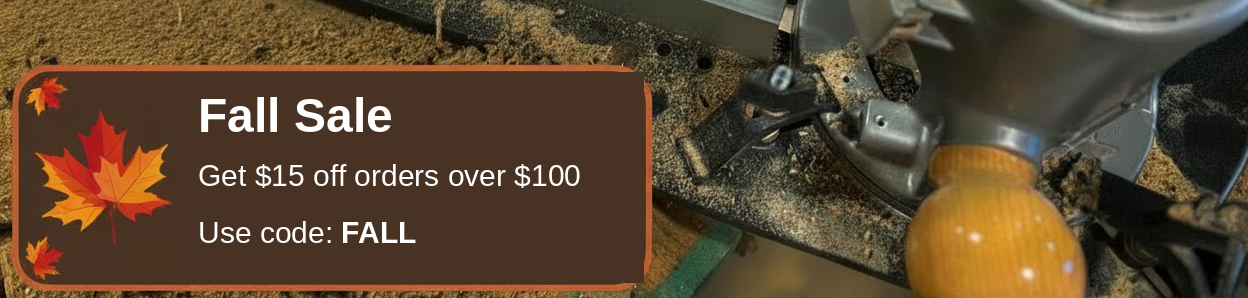 Fall Sale — Get $15 off orders over $100, use code FALL