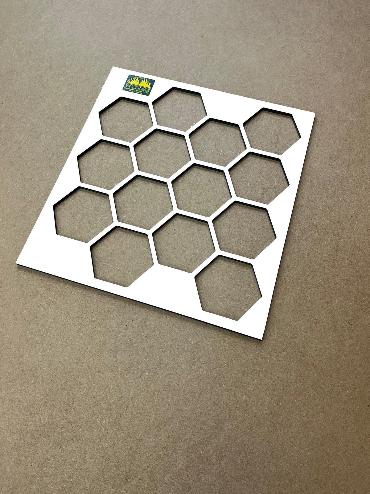 Honeycomb Hexagon Router Inlay Template photo 2