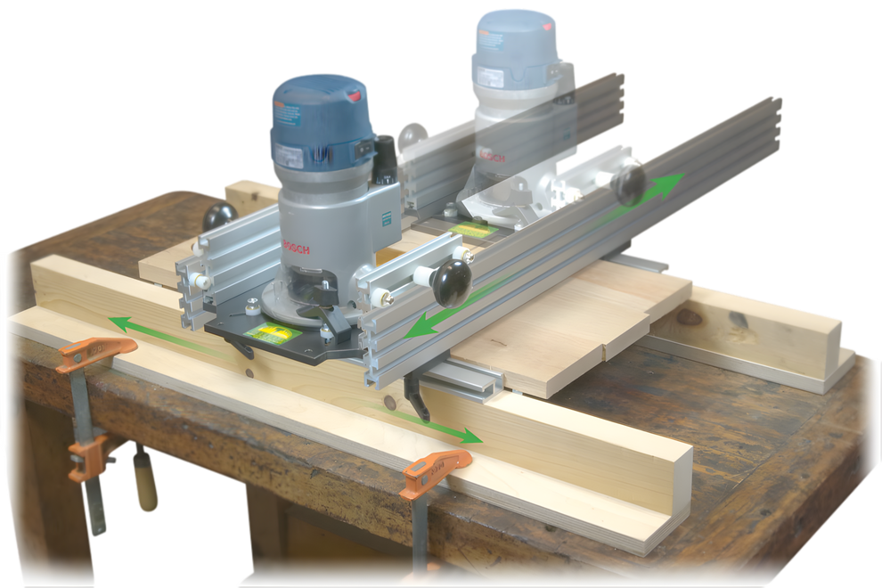 Woodhaven Router Planing Sled | Slab Flattening Jig | 27