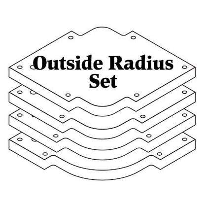 3650 Outside Corner Radius Template Set